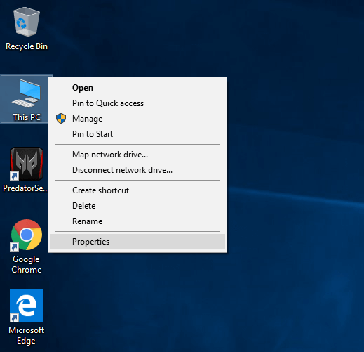 Right-click-on-This-PC-and-select-Properties غير قادر على تثبيت DirectX على Windows 10 إليك كيفية إصلاح ذلك