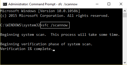 SFC-scan-now-command-prompt-2 إصلاح تجميد Windows أو إعادة التشغيل بسبب مشاكل في الأجهزة