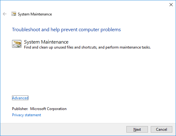 This-will-open-System-Maintenance-Troubleshooter-click-Next-min ما هي عملية dwm.exe (مدير نافذة سطح المكتب) (Desktop Window Manager)؟