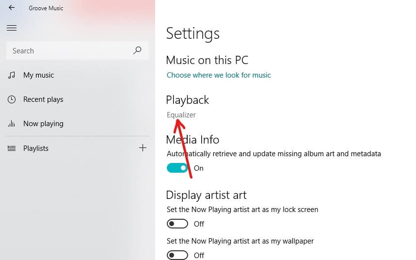 كيفية استخدام Equalizer في Music Groove على نظام التشغيل Windows 10 - %categories