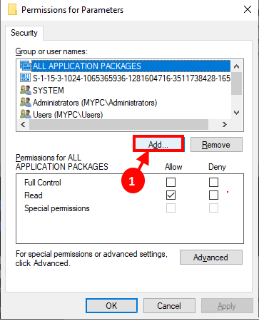 add-username إصلاح: خطأ خدمة سياسة التشخيص لا تعمل على Windows 10