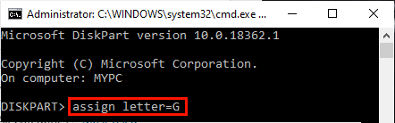 assign-the-drive-letter إصلاح : خطأ أثناء نسخ الملف أو المجلد: خطأ غير محدد في Windows 10