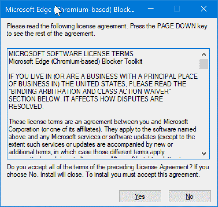 block-Chromium-based-Edge-from-automatically-installing-in-Windows-10-pic1_thumb منع التثبيت التلقائي لـ Chromium Edge في Windows 10
