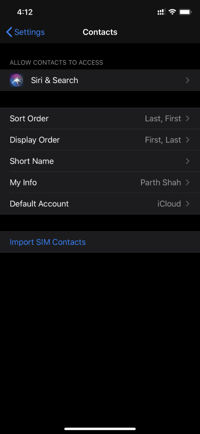 change-default-account_4d470f76dc99e18ad75087b1b8410ea9 كيفية إضافة جهات اتصال Gmail إلى iPhone والخدع الأخرى