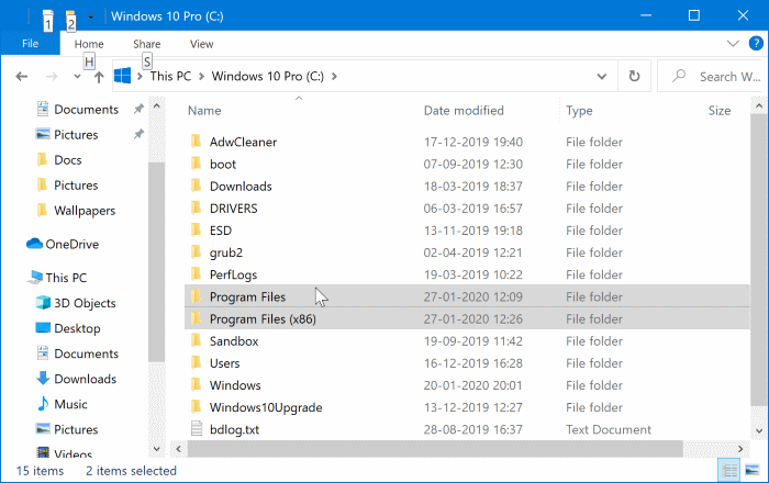 check-if-installed-program-in-64-bit-or-32-bit-in-Windows-10-pic01_thumb تحقق مما إذا كان البرنامج المثبت 64 بت أو 32 بت في Windows 10