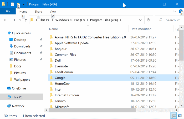 check-if-installed-program-in-64-bit-or-32-bit-in-Windows-10-pic2_thumb تحقق مما إذا كان البرنامج المثبت 64 بت أو 32 بت في Windows 10