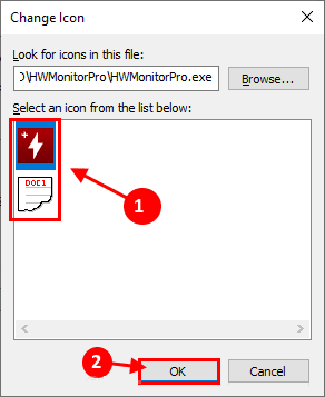 chnage-icpon-ok إزالة الدرع الأصفر والأزرق من الرموز بسهولة في نظام التشغيل Windows 10