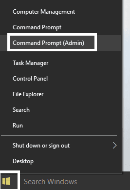 command-prompt-with-admin-rights 10 طرق لإصلاح حل خطأ المضيف Host في Chrome