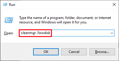 disk-cleanup_run إصلاح: عملية System Idle تستخدم وحدة المعالجة المركزية بشكل مكثف