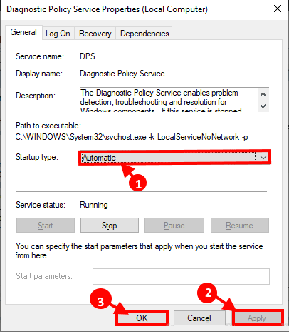 dps_automatic إصلاح: خطأ خدمة سياسة التشخيص لا تعمل على Windows 10