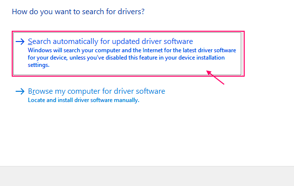 driver_update-3 كيفية تعطيل التحديد التلقائي في Windows 10