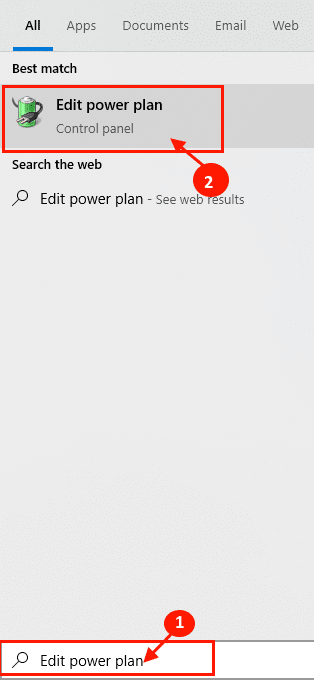edit-power-plan إصلاح: يستيقظ الكمبيوتر تلقائيًا من وضع السكون في Windows 10