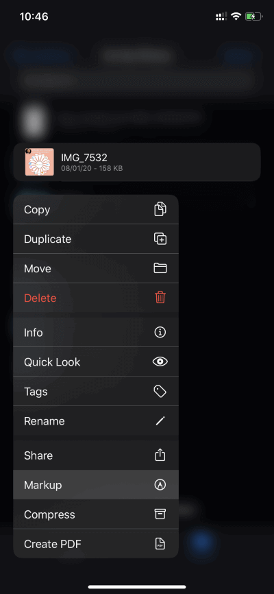 files-markup_4d470f76dc99e18ad75087b1b8410ea9 أفضل 10 نصائح وحيلة لاستخدام Apple Files مثل المحترفين