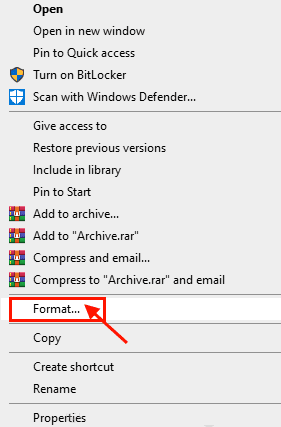 format إصلاح : خطأ أثناء نسخ الملف أو المجلد: خطأ غير محدد في Windows 10