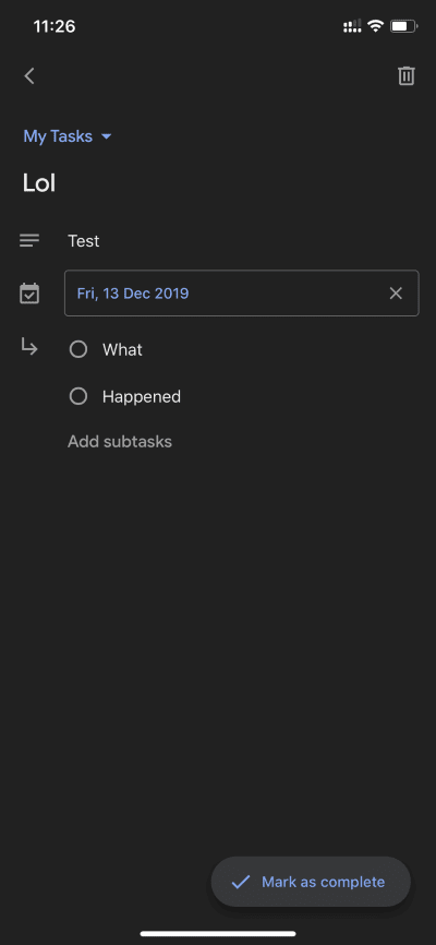 google-tasks-sub_4d470f76dc99e18ad75087b1b8410ea9 أفضل 5 بدائل Wunderlist لـ iOS و Android