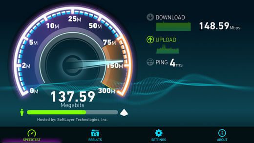 iOS-WiFi-Speed-Tester كيفية إصلاح مشاكل التخزين المؤقت وتسريع Fire Stick