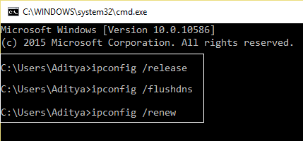 ipconfig-settings-1 إصلاح Spotify Web Player لا يعمل (دليل خطوة بخطوة)