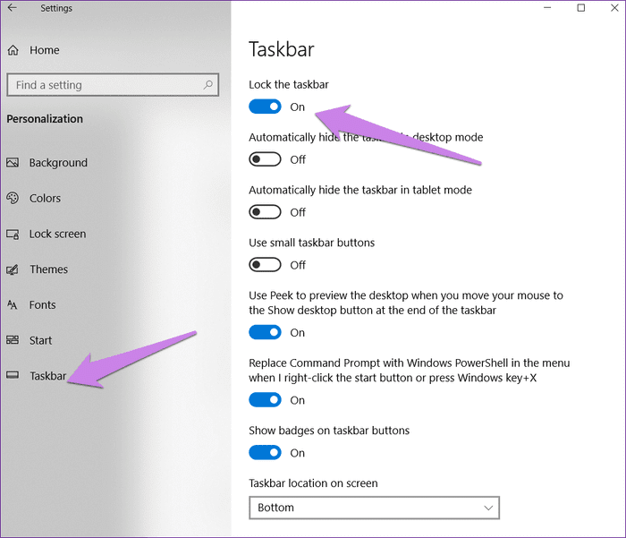 lock-the-taskbar-windows-7_935adec67b324b146ff212ec4c69054f ماذا يعني قفل شريط المهام في Windows