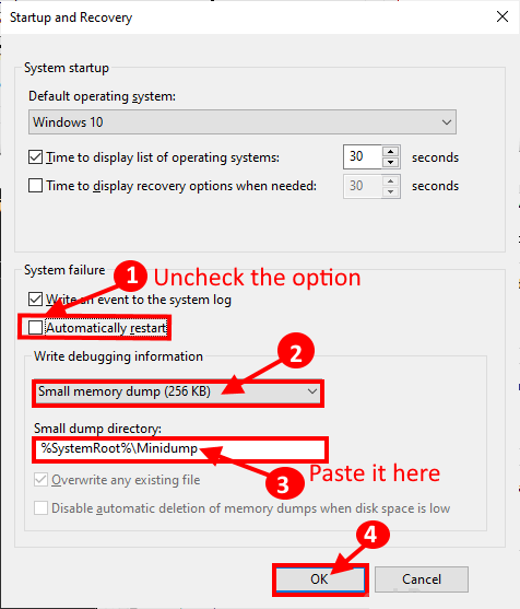 minidump-system-propeties-1 إصلاح: عملية System Idle تستخدم وحدة المعالجة المركزية بشكل مكثف