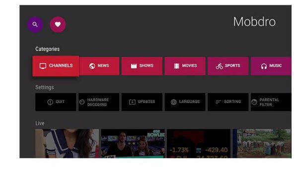 mobdro-live-tv-app أفضل 10 تطبيقات TV Live لـ Fire Stick TV