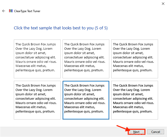 next-test-end إصلاح التطبيقات التي تظهر غير واضحة في Windows 10