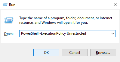 powershell-admin-run-min النقر بزر الماوس الأيمن على قائمة ابدأ / شريط المهام  لا يعمل في windows 10
