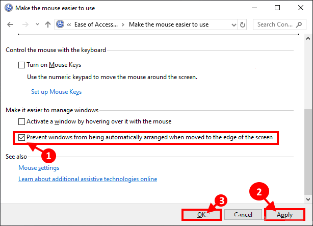 prevent-windows-from-being-automatically إصلاح: مشكلة تكبير النافذة لا يسحب في Windows 10