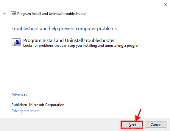 proguninstaller_next 8 طرق لإلغاء تثبيت التطبيقات / البرامج في نظام التشغيل Windows 10