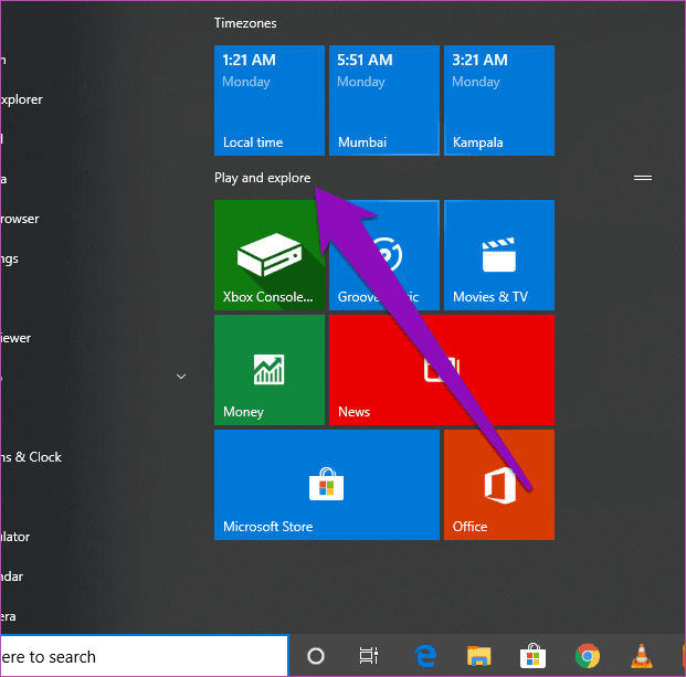 remove-windows-10-start-menu-tiles-programs-10_4d470f76dc99e18ad75087b1b8410ea9 أفضل الطرق لإزالة التطبيقات والبرامج من قائمة بدء تشغيل على Windows 10