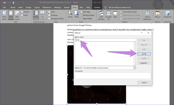 resize-all-pictures-in-microsoft-word-10 كيفية تجعل جميع الصور بنفس الحجم في Microsoft Word