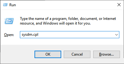 sysdm-cpl-min-1 إصلاح: عملية System Idle تستخدم وحدة المعالجة المركزية بشكل مكثف