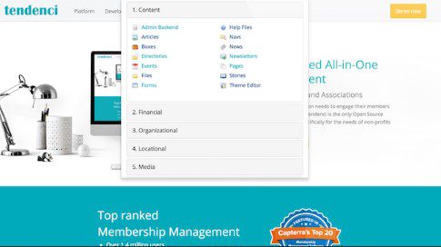 tendenci-membership-management أفضل 9 برامج مجانية والمفتوحة المصدر لإدارة العضوية في عام 2025