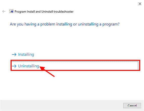 unintalling-problem-1 8 طرق لإلغاء تثبيت التطبيقات / البرامج في نظام التشغيل Windows 10