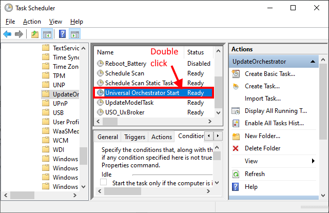 universal-orchestartaor-start_double إصلاح: يستيقظ الكمبيوتر تلقائيًا من وضع السكون في Windows 10