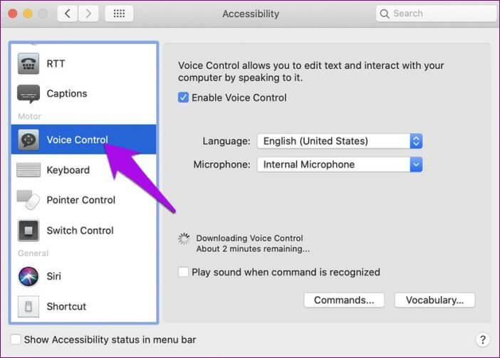 voice-control-how-to-use-it-mac-accessibility-voice-control_4d470f76dc99e18ad75087b1b8410ea9 ما هو التحكم الصوتي وكيفية استخدامه على جهاز Mac الخاص بك