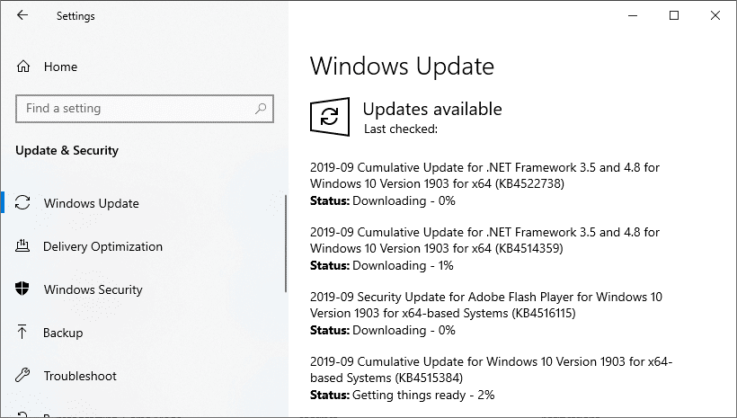 windows-update2 إصلاح: سيتم إعادة تشغيل جهاز الكمبيوتر الخاص بك تلقائيًا في دقيقة واحدة في Windows 10