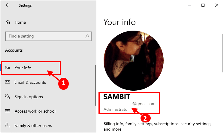 your-info إصلاح:عدم عمل تطبيق Your Phone في Windows 10