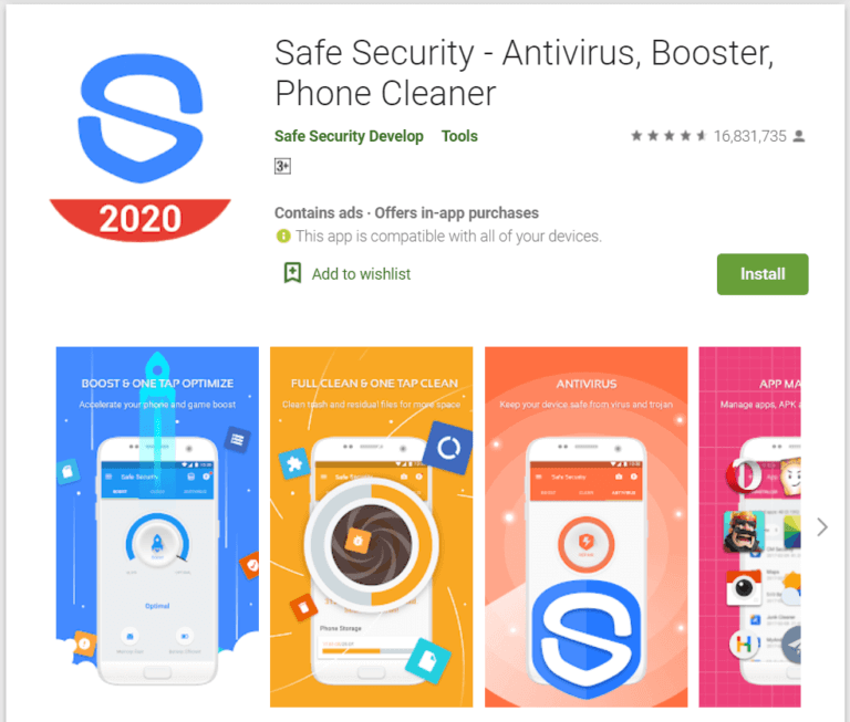 360 security 768x653 1 - أفضل 10 برامج مكافحة فيروسات مجانية لنظام Android في 2020