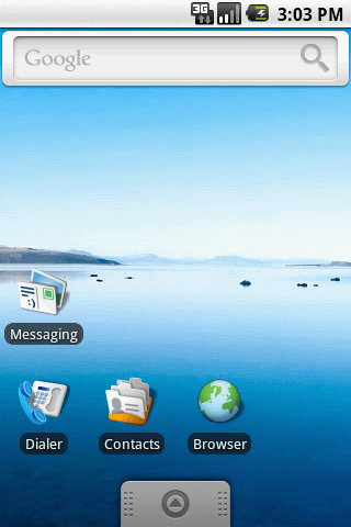 Android_1.6_on_the_Android_SDK تاريخ إصدارات الأندرويد من كب كيك (1.0) إلى أوريو (10.0)