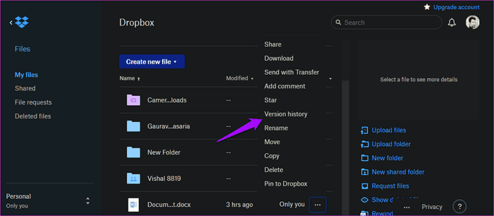 Dropbox-Tips-and-Tricks-11_935adec67b324b146ff212ec4c69054f 8 من أفضل نصائح وخدع Drop­box لإدارة الملفات والمجلدات بشكل أفضل