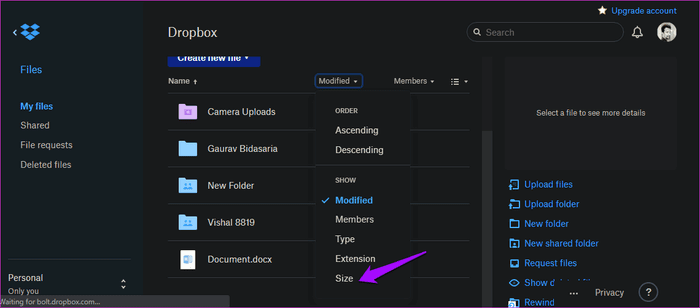Dropbox-Tips-and-Tricks-13_935adec67b324b146ff212ec4c69054f 8 من أفضل نصائح وخدع Drop­box لإدارة الملفات والمجلدات بشكل أفضل