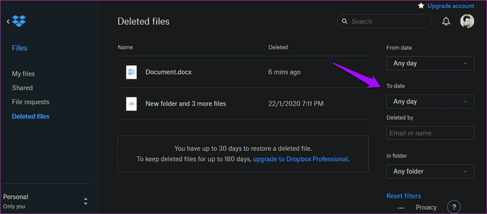Dropbox-Tips-and-Tricks-3_935adec67b324b146ff212ec4c69054f 8 من أفضل نصائح وخدع Drop­box لإدارة الملفات والمجلدات بشكل أفضل