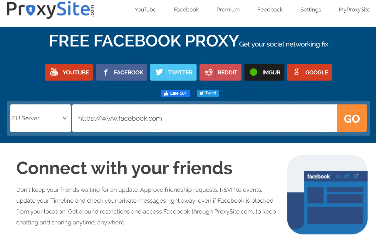 Facebook-Proxysite أفضل 10 مواقع بروكسي مجاني لإلغاء حظر Facebook