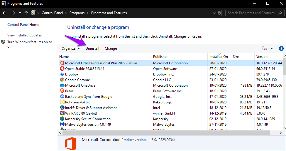 Fix-Windows-10s-This-Action-Is-Only-Valid-for-Products-That-Are-Currently-Installed-3_4d470f76dc99e18ad75087b1b8410ea9 خطأ هذا الإجراء صالح فقط للمنتجات المثبتة حاليًا ،كيفية إصلاح على Windows 10