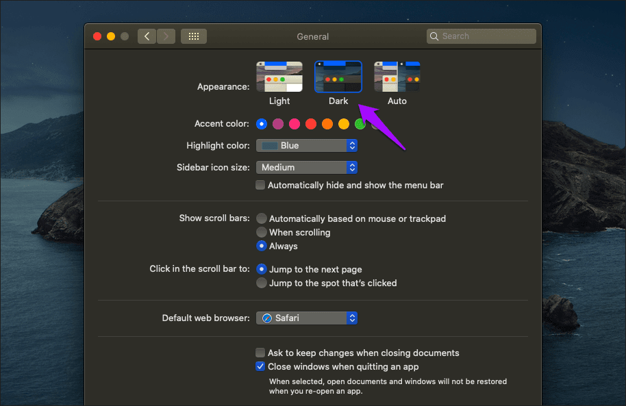 كيفية الحصول على الوضع الداكن في كل مكان على Safari للـ Mac - %categories