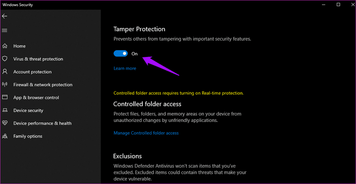 How-to-Disable-Windows-Defender-but-Should-You-6_935adec67b324b146ff212ec4c69054f كيفية تعطيل Microsoft Windows Defender وما إذا كان يجب عليك فعل ذلك