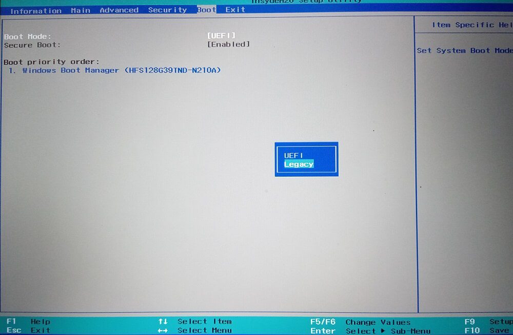 IMG_20190315_014659 الإصلاح خطأ لا يوجد جهاز قابل للتشغيل على Windows 10
