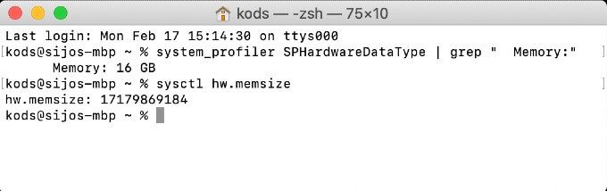 Mac-Hardware-RAM-Profiler كيفية التحقق من ذاكرة الوصول العشوائي رام على ماك