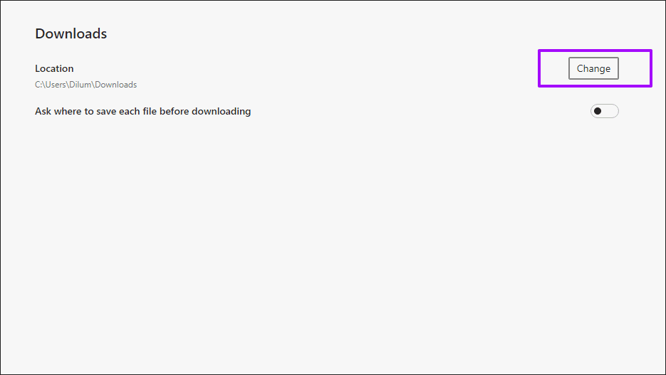 كيفية تغيير موقع التنزيل في Microsoft Edge Chromium - %categories