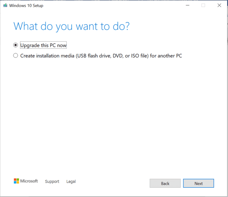 On-the-What-do-you-want-to-do-screen-checkmark-Upgrade-this-PC-now-option-768x665-1 إصلاح غير قادر على تحميل تحديث Windows 10 Creators